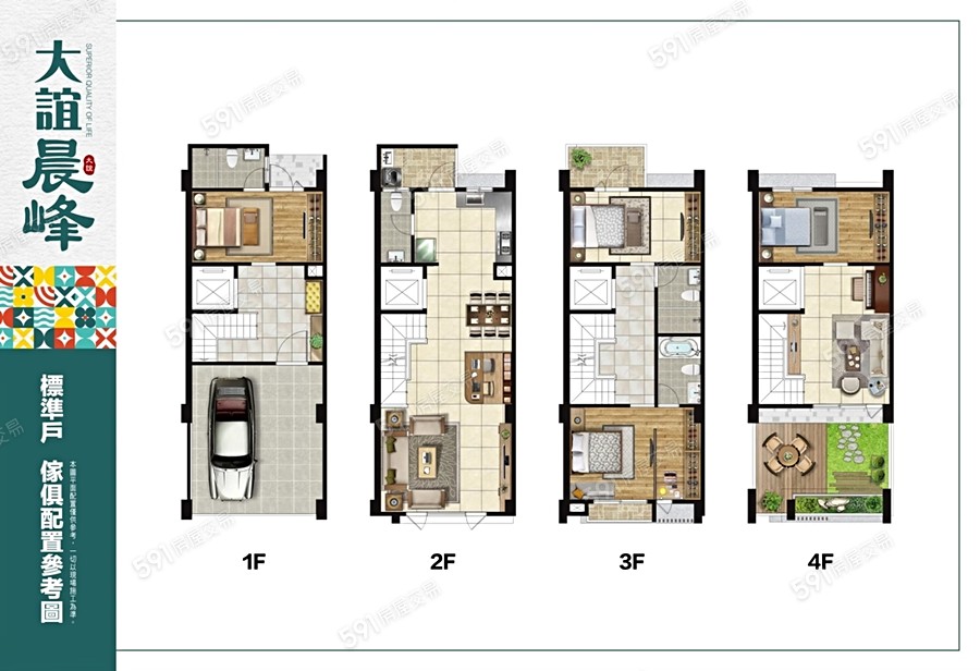 大誼晨峰格局圖