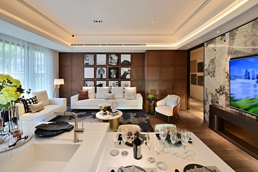 開放式中島營造美式居家生活