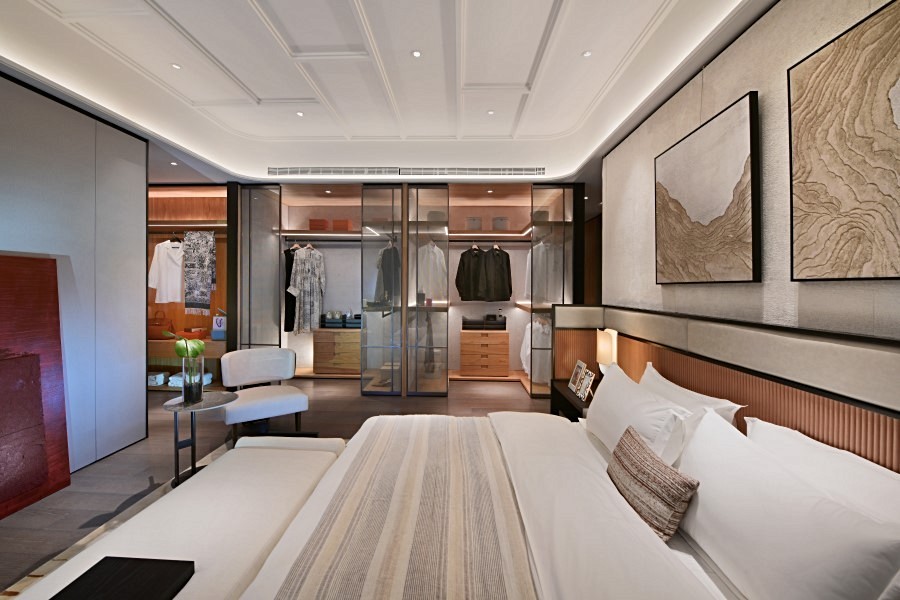 64坪戶型主臥，能設雙更衣間