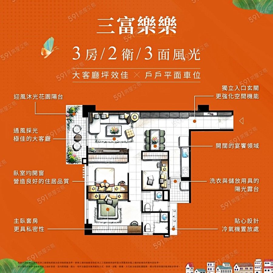 三富樂樂格局圖