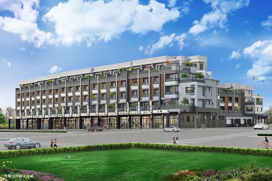 東勢區難得大基地造鎮 /3D示意圖