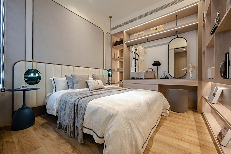 兩間臥室皆能擺放雙人床