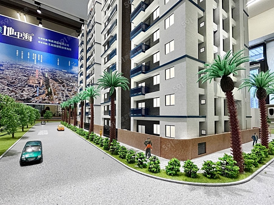 亮漾地中海示意圖