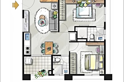 橫川家之戀3格局解析