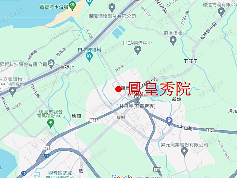 鳳皇秀院交通圖