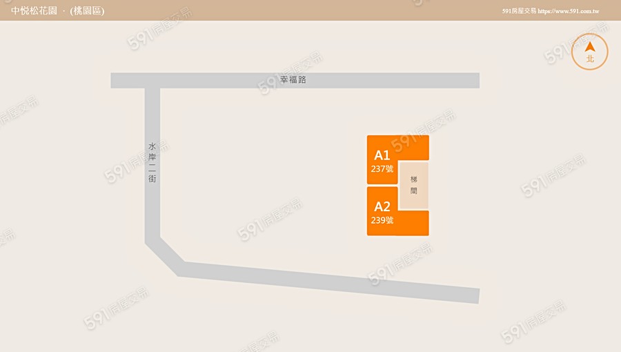 中悦松花園平面圖