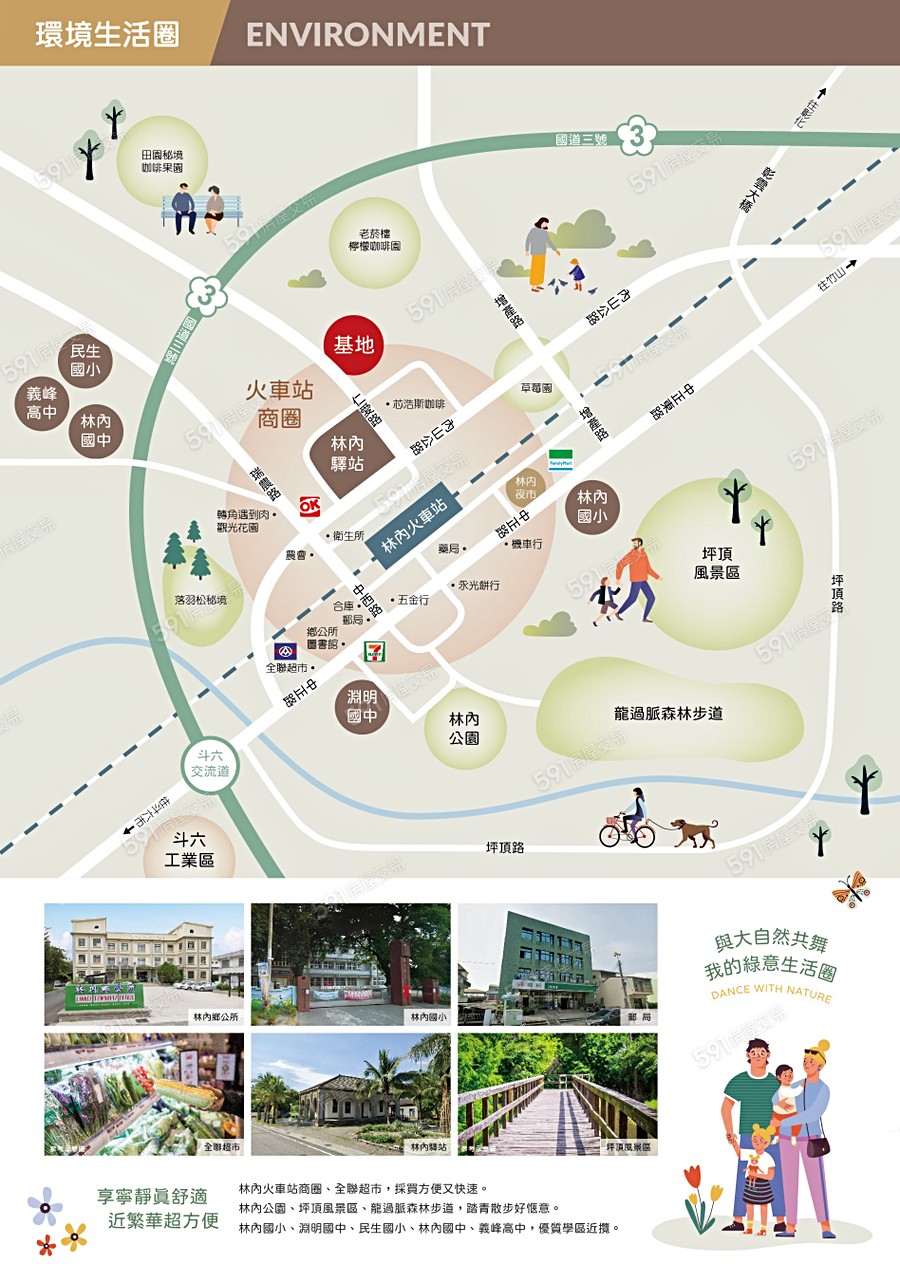 愛上林內交通圖