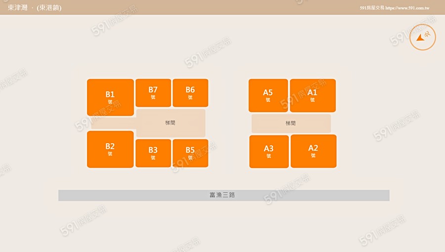 東津灣平面圖