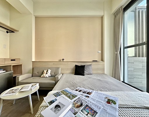 文心中清水湳市場首選🔥可租補🔥精緻裝潢電梯套房/稀有露台 - Image 8