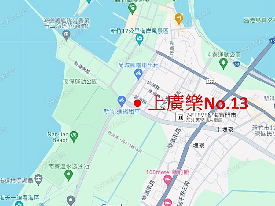 上廣樂No.13交通圖