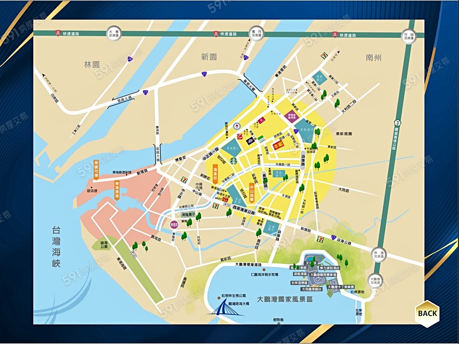 璀璨之星交通圖