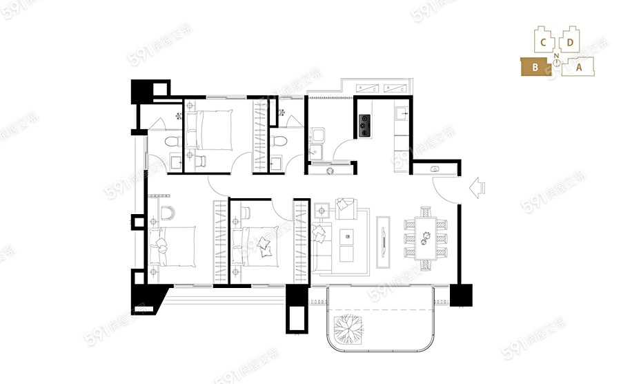 大漁仰昀格局圖