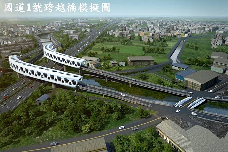 大埔截水溝拓寬工程3D示意圖/取自彰化縣府