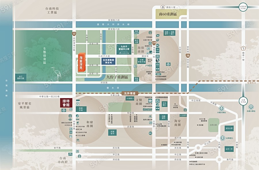 海富深見交通圖