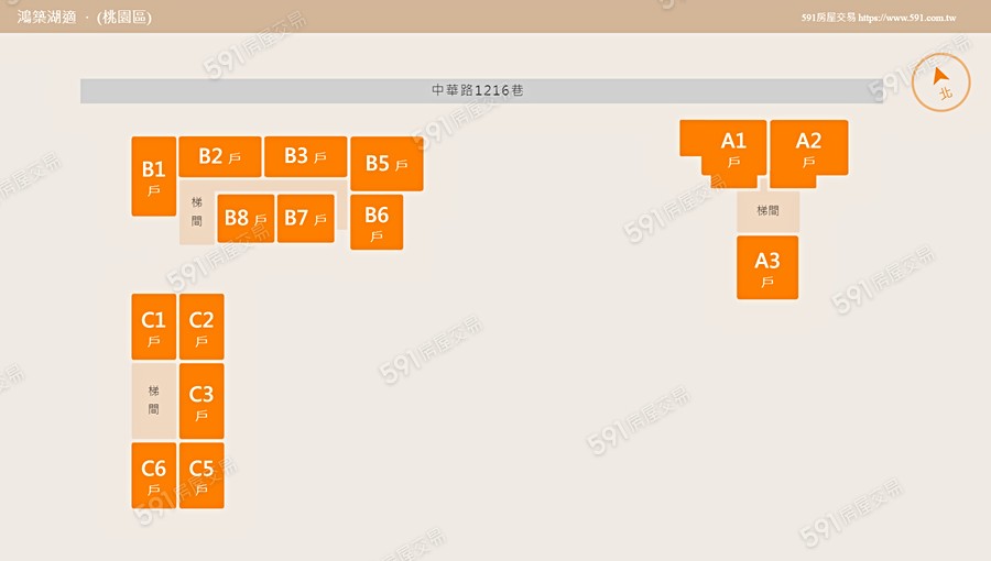 鴻築湖適平面圖