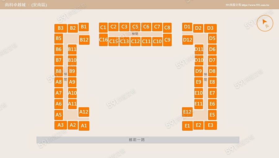 南科卓越城平面圖