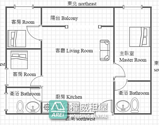 🌳農16京城巴黎古典三房權威 - Image 3