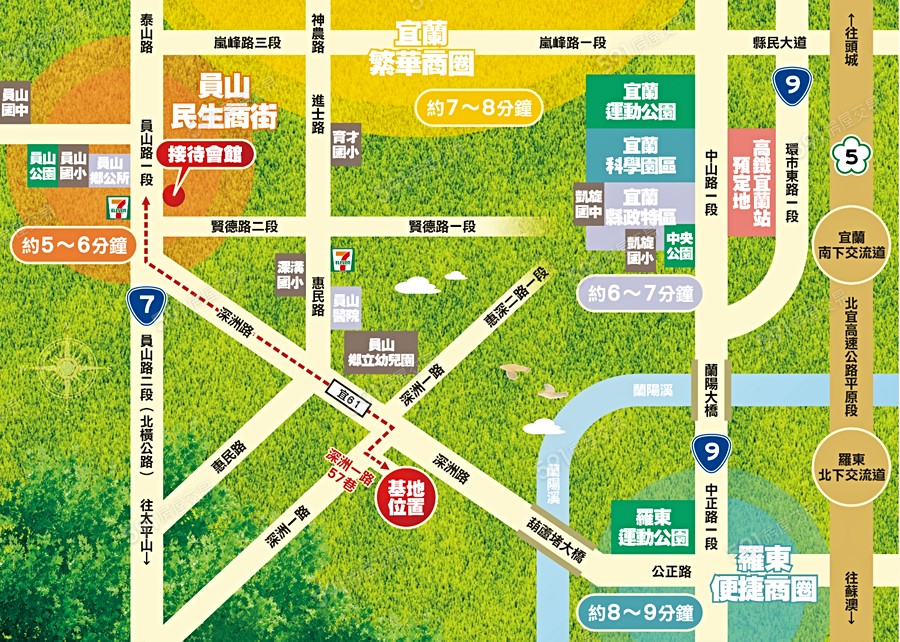 好適悅III金邑宸(公寓區)交通圖