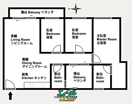 固豪👍高醫璟都心全新3房可租補 - Image 3