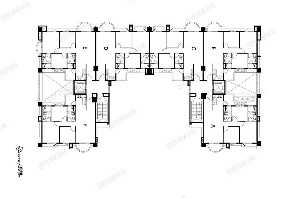 京茂景上居平面圖