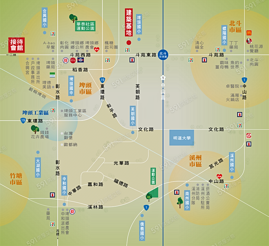 喬利 天空墅交通圖