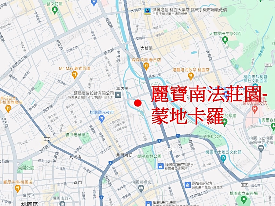 麗寶南法莊園-蒙地卡羅交通圖