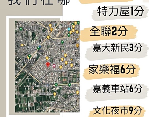 仁愛商圈_嘉大文教區_獨立陽台洗衣 - Image 6