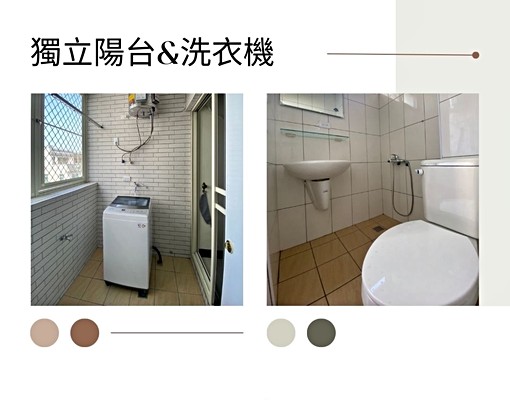 仁愛商圈_嘉大文教區_獨立陽台洗衣 - Image 3