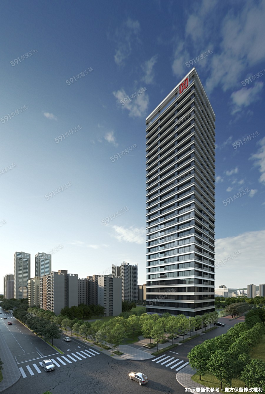 長虹雲創科技商務大樓示意圖