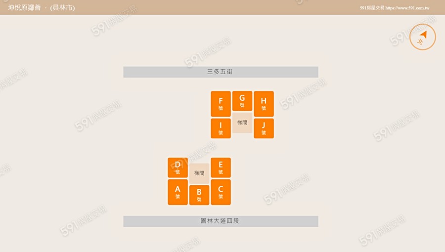 坤悅原鄰薈平面圖