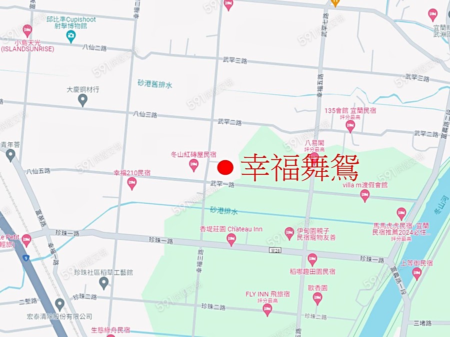 幸福舞鴛交通圖