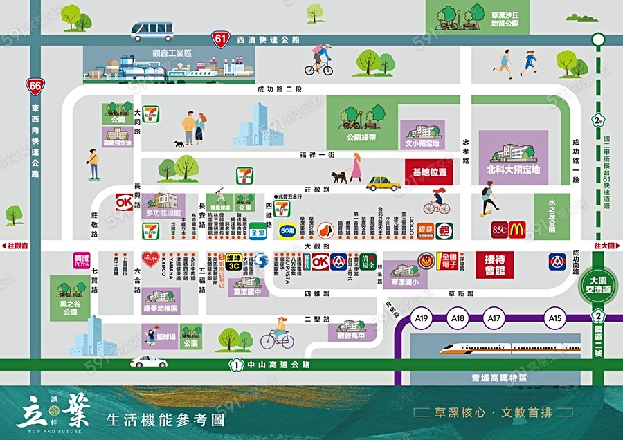 誠佳立葉交通圖