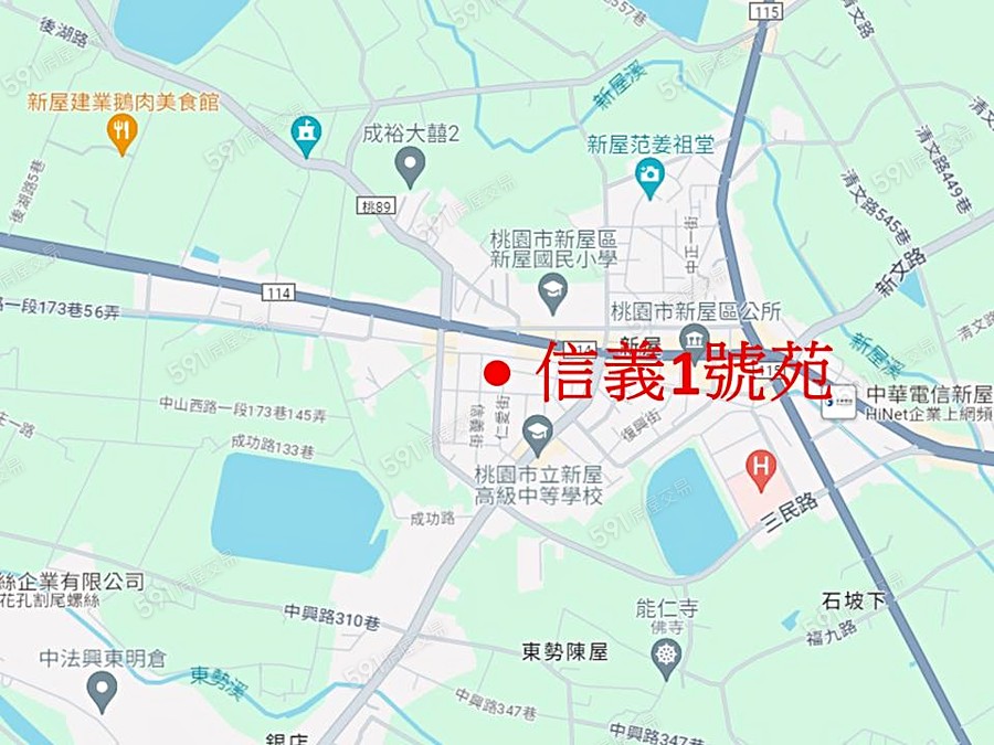 信義1號苑交通圖