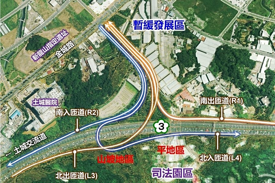 國道3號金城交流道工程規劃示意圖(圖/新北市政府提供)