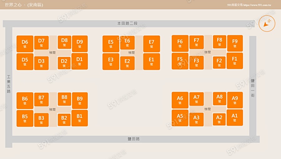 世界之心平面圖