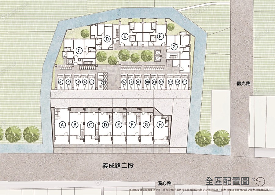 藝埕想享-公寓區平面圖