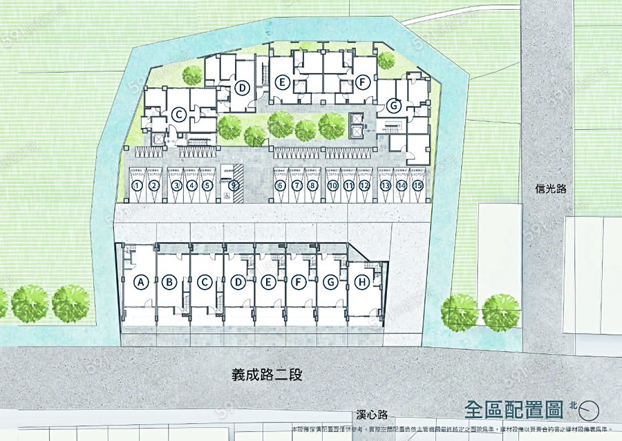 藝埕想享-透天區平面圖
