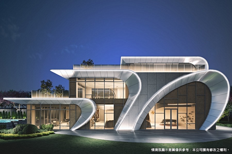 獨棟公設會館。(3D示意圖)