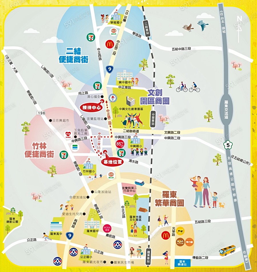 文創之星交通圖