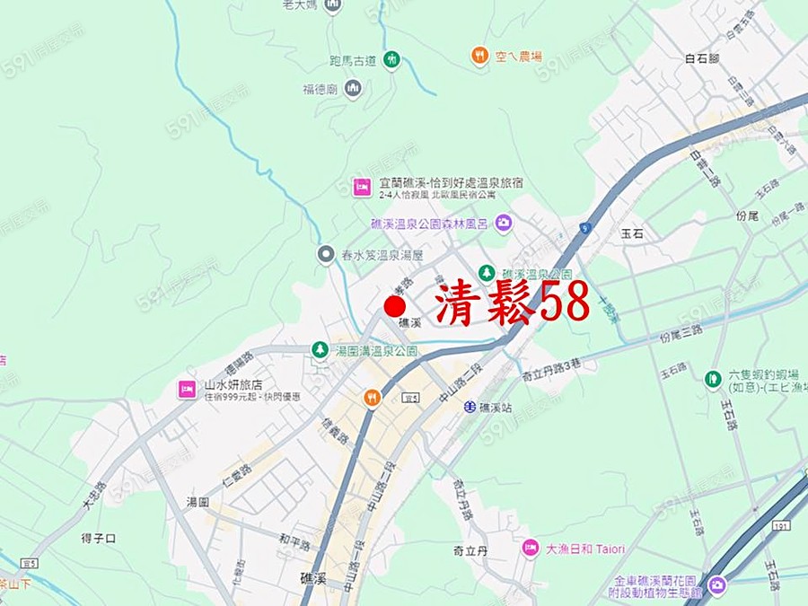 清鬆58交通圖