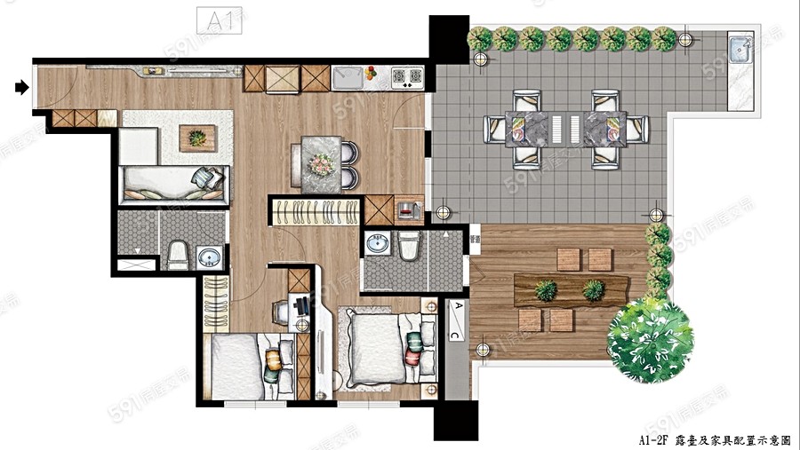 風華雙城匯格局圖