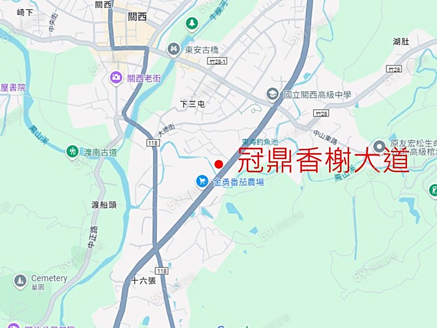 冠鼎香榭大道交通圖