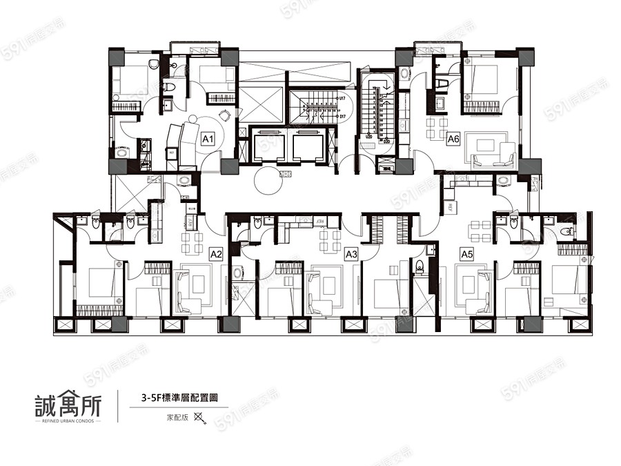 陸禾誠寓所平面圖