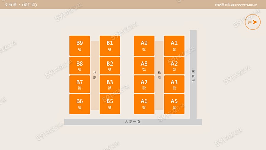 安庭灣平面圖