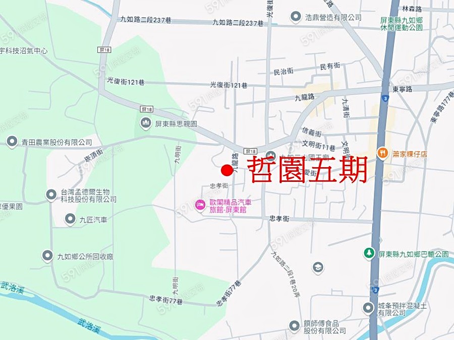 哲園五期交通圖