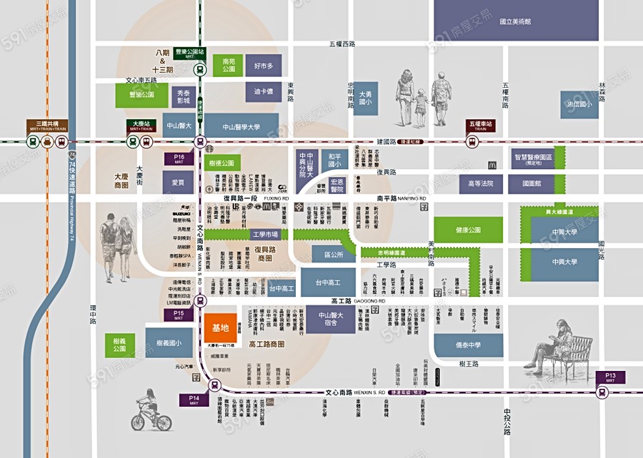 和瑞文心樂章交通圖