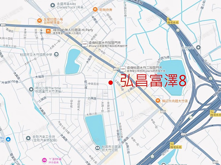 弘昌富澤8交通圖