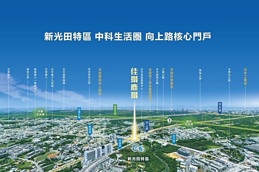 中科生活圈,向上路核心門戶