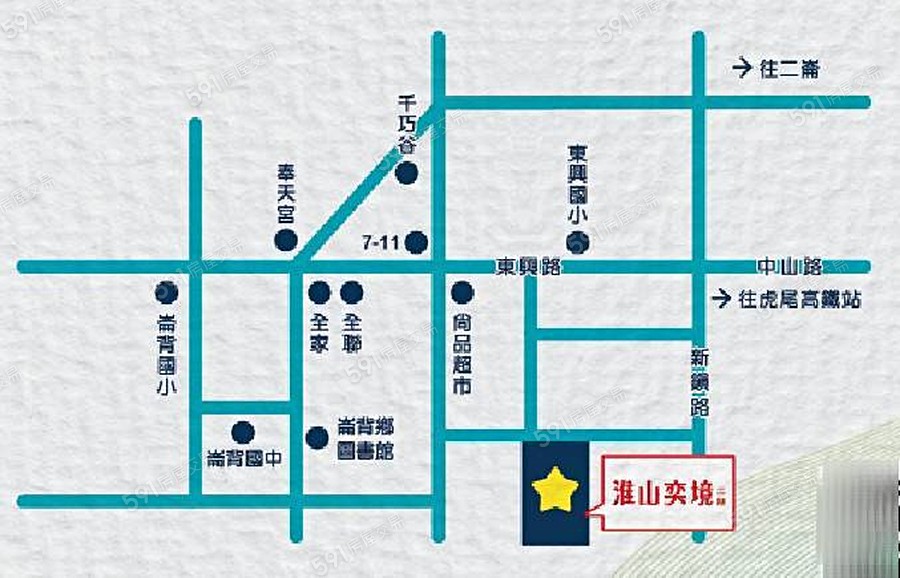 淮山奕境二期交通圖