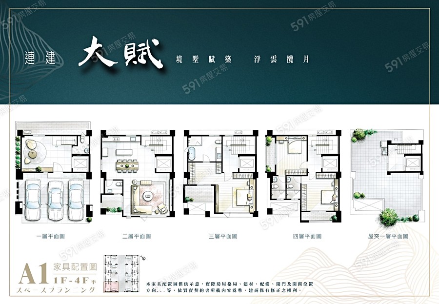 連建大賦（透天區）格局圖